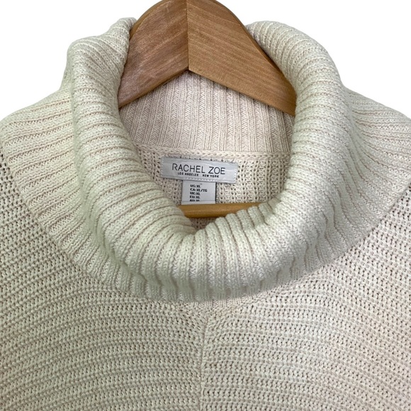 Rachel Zoe Cream Turtleneck Sweater - Picture 11 of 12